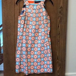 Dizzie Lizzie Sun Dress Blue/White/Orange
